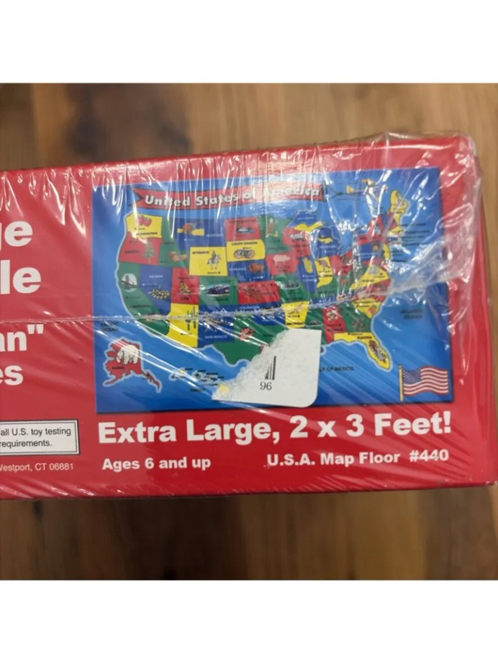 Melissa & Doug USA Map Floor Puzzle 51pcs  Jumbo Sealed